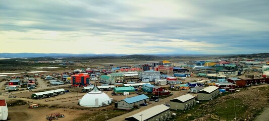 aerial view of the city