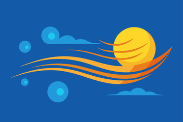 sun and waves