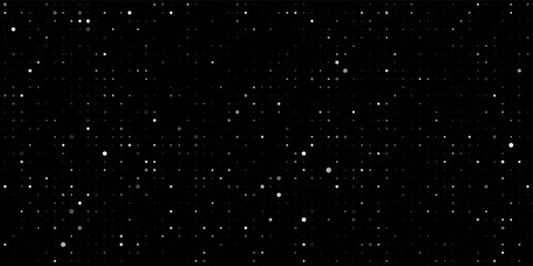 Monochromatic Abstract Circle Pattern in Symmetric Alignment black and white. vector modern, bussines