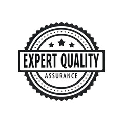 Expert Quality Assurance Seal Vector