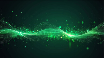 Abstract Blue Light Background with Flowing Lines and Wave Patterns