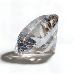 diamond ring on a  white background 