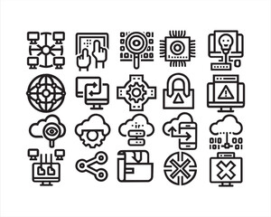 Internet and technology icon