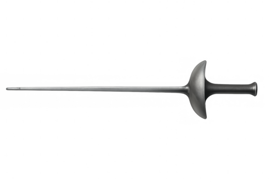 Foil sword with transparent background for easy integration