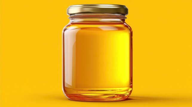 Ghee glass jar mockup