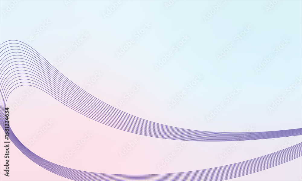 Fototapete Abstract Wave Pattern Formed by Tiny Dots on a Soft Gradient Background Creating a Mesmerizing Visual