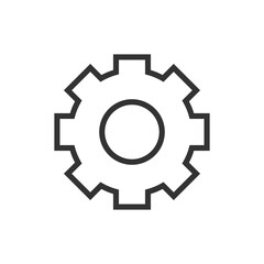 Settings gear icon. Gear Icon.