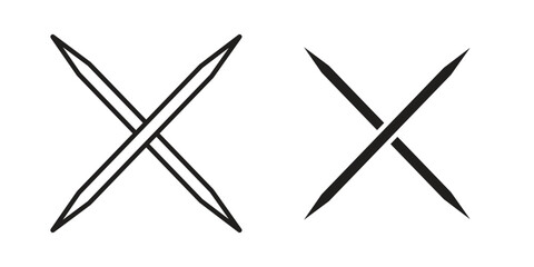 Toothpick icon. Sign design vectors pack