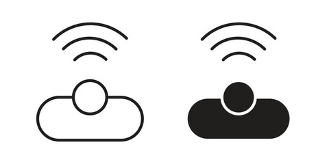 Motion sensor icon. Sign design vectors pack