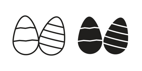 Easter eggs icon. Sign design vectors pack