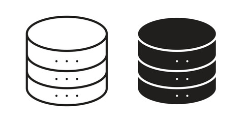 Cylinder database icon. Sign design vectors pack