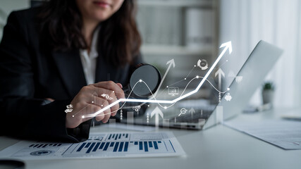 Strategic business planning drives growth, expansion, and innovation using metrics and roadmaps to...