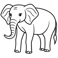 Fototapeta premium elephant illustration