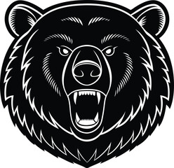 vector illustration of a bear