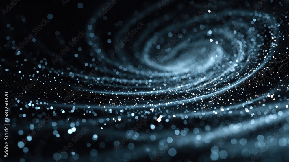 Aufkleber technology particle abstract background