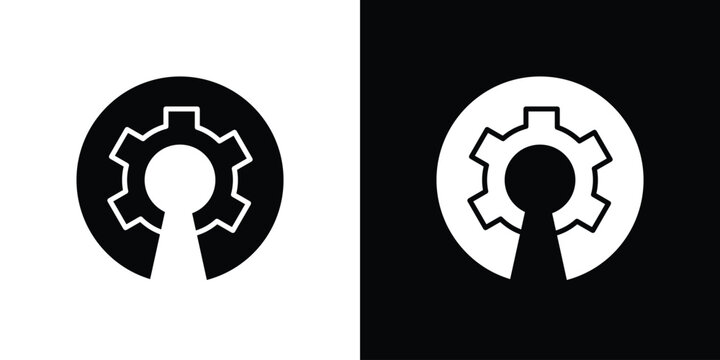 Open source icon symbol. Simple, flat design for and apps