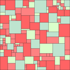 Abstract vector square pixel mosaic background