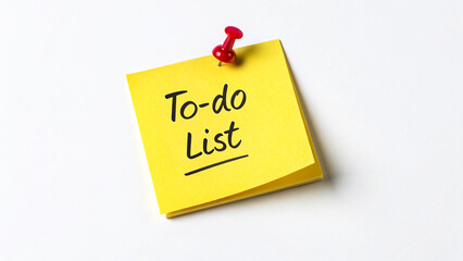 yellow sticky note with a message