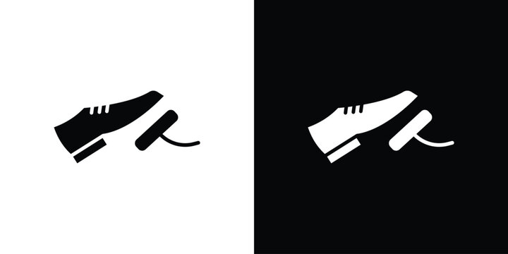 car pedal icon symbol. Simple, flat design for and apps