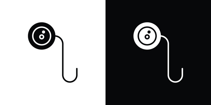 Ar monocle icon symbol. Simple, flat design for and apps