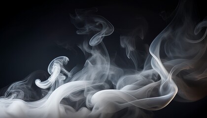 shadowy backdrop with drifting white smoke