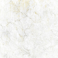 Concrete wall texture with yellow paint residue, cracks and scratches that can be used as a...