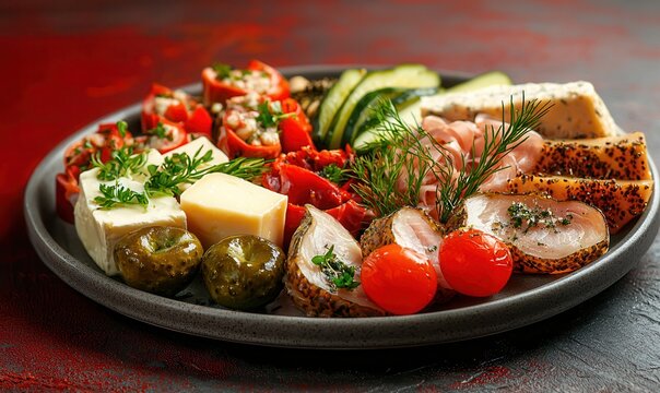 Indulging in delightful zakuski, a taste of Russian tradition and flavors