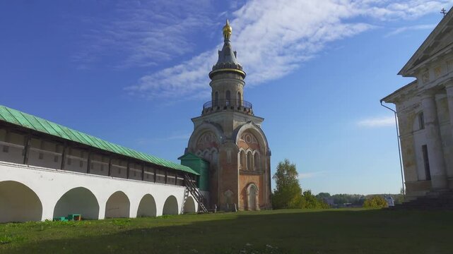 Novotorzhsky Borisoglebsky Monastery is a monastery of the Tver diocese of the Russian Orthodox Church, located in the city of Torzhok, Tver Region.
