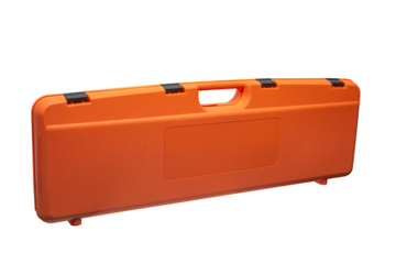 Orange Hard Rifle Case with Latches