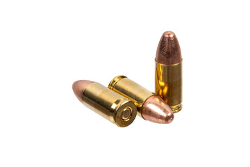 Isolated pistol ammunition