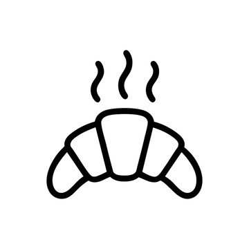 Voil&agrave; &mdash; rising steam croissant