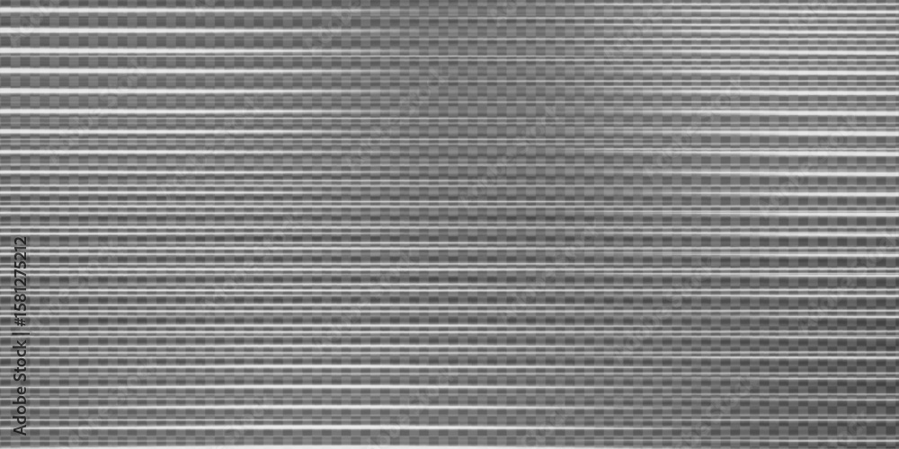 Poster ribbed glass overlay effect with 3d pattern and transparent gradient background. abstract corrugated