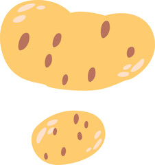 Potato vegetable for cooking vector illustration