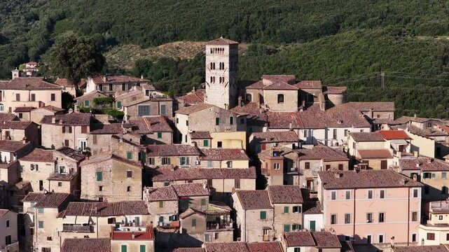 Casperia, lazio, Italia, caratteristico borgo medievale nel cuore della Sabina, in provincia di Rieti