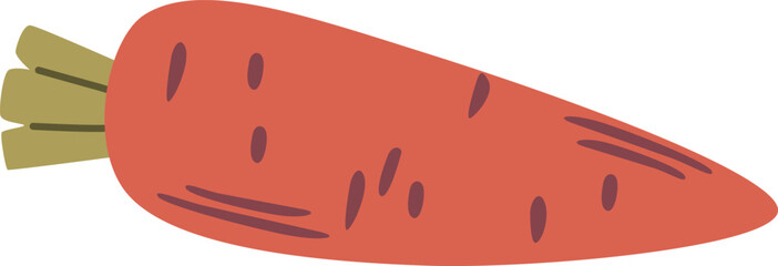 Carrot fresh vegetable vector illustration