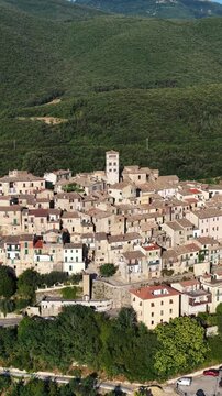 Casperia, lazio, Italia, caratteristico borgo medievale nel cuore della Sabina, in provincia di Rieti