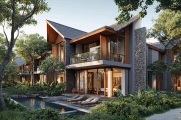 Tropical Modern Villa with Pool
