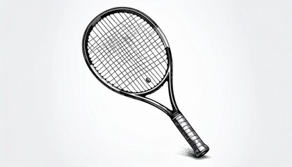tennis racket and ball