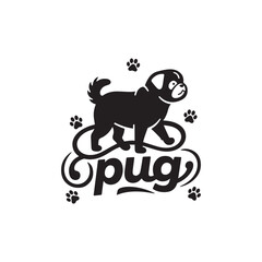 vector illustration of a dog