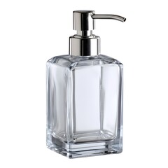 Glass Soap Dispenser with Pump – Transparent Bottle