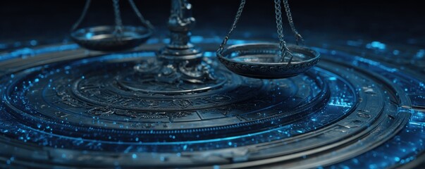 Intricate technological design showcasing futuristic and abstract digital patterns