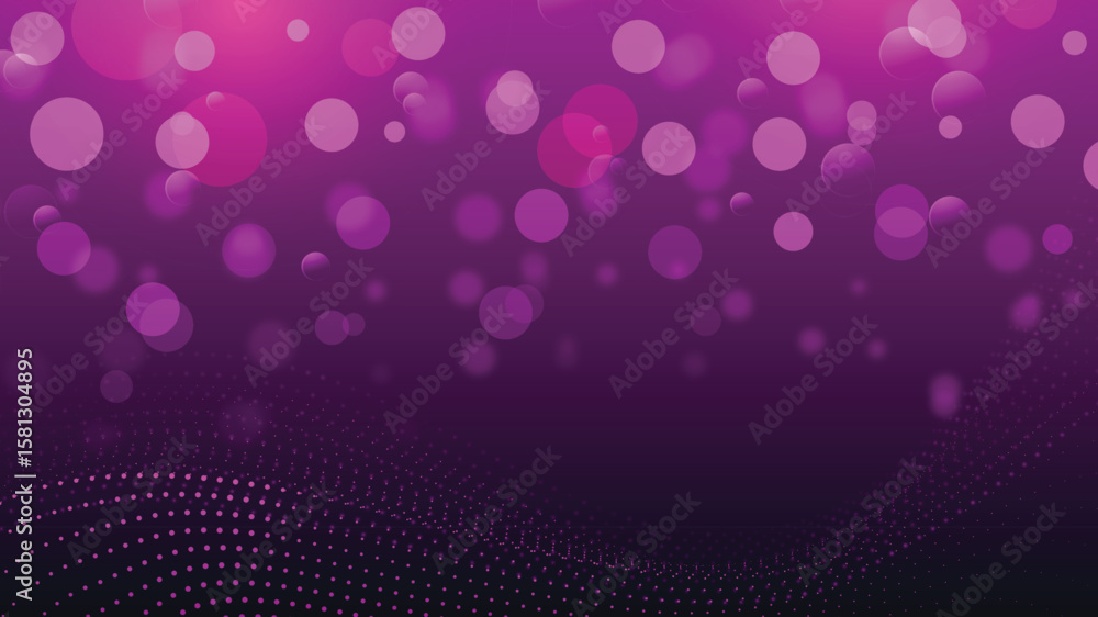 Poster abstract bokeh background with vibrant color gradients and soft light effects