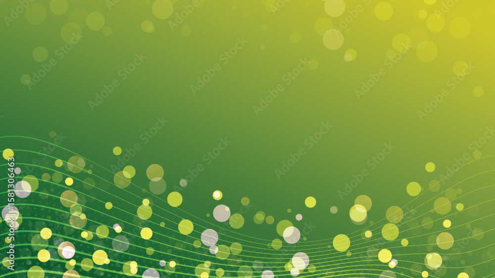 Poster abstract bokeh lights background with colorful blurry circles