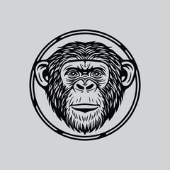 Bold Orangutan Mouth Expression
