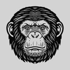 Cheerful Orangutan with Mouth