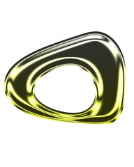 abstract fluid 3d shape for poster background