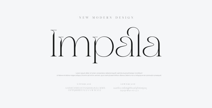 Abstract minimal future alphabet fonts. simple typography sport future creative font . vector illustrator