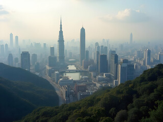 Obraz premium Beijing cityscape