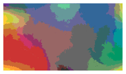 Abstract grunge background with grunge effect, Mosaic Featuring Interwoven Red, Green, Blue, Yellow, and Purple Regions — Colorful Gradient Patchwork for Artistic Backgrounds