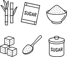 Sugar Editable Stroke Icons	
